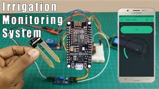 IRRIGATION MONITORING SYSTEM  How to make an IRRIGATION MONITORING SYSTEM using Nodemcu and Blynk [upl. by Ipoillak]