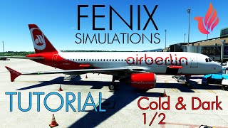 Fenix A320 Tutorial Komplettflug von Zürich nach Leipzig  Teil 1 Flugvorbereitung 12 [upl. by Aniram202]