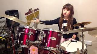 Gabriella Andrews 6 years old drummer [upl. by Carrington]