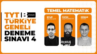 3D Türkiye Geneli Deneme Sınavı 4  TYT  B Kitapçığı Temel Matematik Soru Çözümleri [upl. by Idnew]