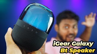 iGear Galaxy 10W Bluetooth Speaker With 7 Color RGB Light Effects amp Bass Radiator [upl. by Ankney532]