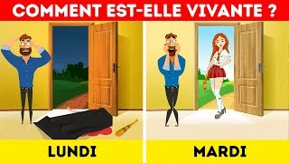 14 ÉNIGMES MYSTÉRIEUSES SUR UN MEURTRE ET QUIZ [upl. by Allenad]