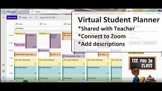 Using Outlook Calendar as my Teacher Planner amp Student Schedule [upl. by Mogerly]