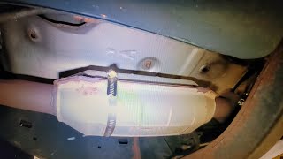 EASY 60 SECOND FIX🤔🤯Exhaust heat shield rattle gone customerstateswhat [upl. by Indnahc280]