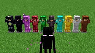 Which armor is stronger in Minecraft experiment [upl. by Elohcan]