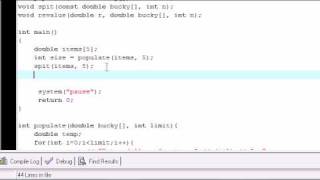 C Tutorial  28  Changing Array Values with Functions [upl. by Lednem]