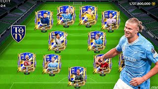 OMG I Made Full UTOTY Squad We Have Messi Ronaldo Haaland FC Mobile [upl. by Eanahc377]