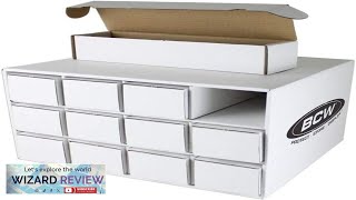 BCW Card House Storage Unit with 12800 CT Boxes Trading Card Review [upl. by Tocci]