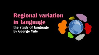 شرح بالعربي فصل18 regional variation in language قسم اللغة الانكليزية [upl. by Oicirbaf379]