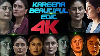 4K  KAREENA KAPOOR BEAUTIFUL FACE EDIT COMPILATION  THE BURINGUM MURDER EDITED [upl. by Ailyn]