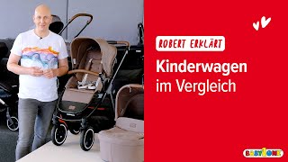 Welcher Kinderwagen passt zu mir Kinderwagen Vergleich 2021  BabyOne [upl. by Enelegna600]