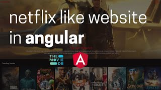 How to make netflix like website in angular 14  Angular Tutorial [upl. by Athalee]