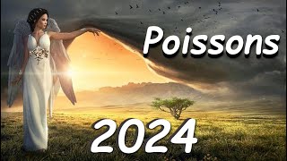 ♓️ POISSONS 🐠  2024  Etre actif ouvert et ne pas vouloir plus quil ne vous en faut [upl. by Lenard]