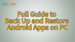 How to Back Up and Restore Android Apps on PC Solved [upl. by Dode]