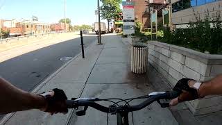 BIKING BOULEVARD DECARIE EXPRESSWAY MONTREAL [upl. by Schellens]