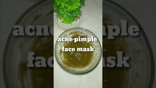 Acne pimple face mask shorts trending ytshots [upl. by Heim]