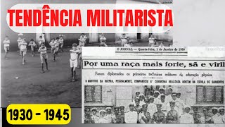 TENDÊNCIA MILITARISTA DA EDUCAÇÃO FÍSICA 1930  1945 educaçãofísica militarismo educação [upl. by Selym]