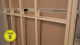 How to Build an Interior Wall  RONA [upl. by Stroud]