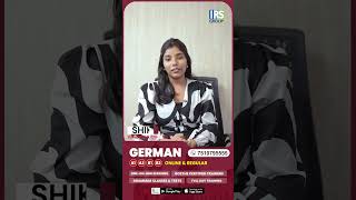 quot🎉 Meet Shikha German Language Champion from IRS Group 🇩🇪✨ [upl. by Ule548]