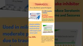 Tramadol important points Tramadol opioid analgesic pain [upl. by Einneb215]