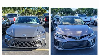 2025 Toyota Camry vs 2024 Toyota Camry  A side by side look of the differences and similarities [upl. by Yelwah858]