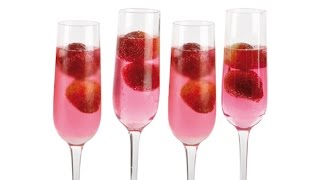 Receta Clericó con vino rosé y frutos rojos congelados [upl. by Ytinirt]