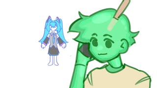 slimecicle gets atomized by hatsune miku [upl. by Ambrosius]