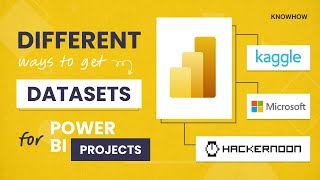 How to Get Datasets for Power BI Projects  Best Sources amp Methods [upl. by Yma895]