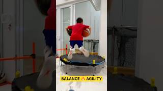 BALANCE TRAINING 💫 AGILITY DRILL 🌟 CORE STRENGTH speedandagility corestrength lebron exercise [upl. by Edithe766]