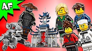 Lego Ninjago Movie Temple of the Ultimate Ultimate Weapon 70617 Animation amp Speed Build [upl. by Orthman]