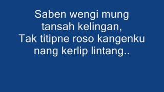 Nitip Kangen Lirik [upl. by Noswad]