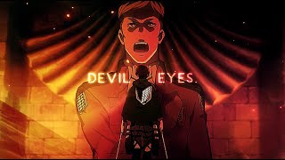 LEVI amp ERWIN  DEVIL EYES  EruRi  SNKAOT AMV [upl. by Inait]