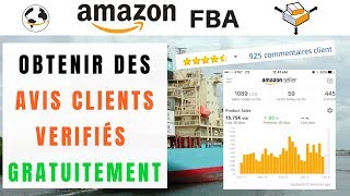 Comment obtenir des avis clients vérifiés gratuitement sur Amazon [upl. by Ignatius]