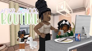 MY DAUGHTERS AFTERSCHOOL ROUTINE  Bloxburg Roleplay [upl. by Yedsnil]