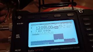 Shortwave Listening with the TX500 [upl. by Ylen]