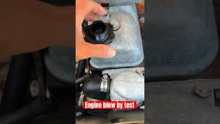 Engine blow by cap test How to check blow by fj40 fj60 landcruiser blowbytest [upl. by Attenauq870]