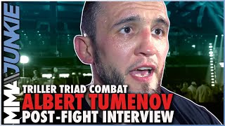 Best boxer in MMA Albert Tumenov pleads Dana White for UFC return after Triller Triad Combat [upl. by Dnalra839]