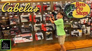 BB Gun and Airsoft Shopping at Cabelas and Bass Pro Shops [upl. by Htehpaj]