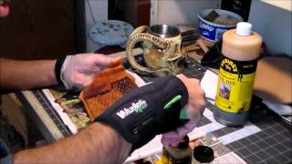 Part 36 Dyeing a Leather Holster [upl. by Harlene397]