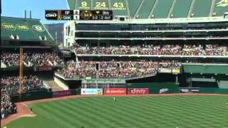 Oakland As 2012 Walk Off Home Runs as of July 18th outdated [upl. by Cirdla]