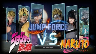 Jump Force Jojo The Adventure Vs Naruto [upl. by Sinnal]