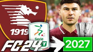 Dalla RETROCESSIONE alla CONFERENCE LEAGUE in 4 ANNI con la SALERNITANA  FC 24 Carriera Allenatore [upl. by Green]