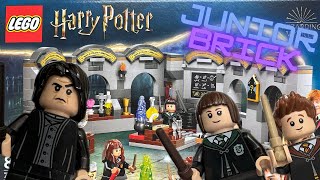 LEGO 76431 Harry Potter Schloss Hogwarts Zaubertrankunterricht  Speed Build und Review [upl. by Euqinitram20]