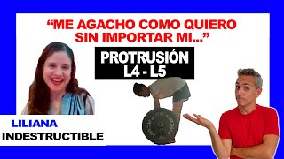 💪Liliana Protrusión discal L4 L5 Espalda Indestructible me cambió la vida [upl. by Raynah]