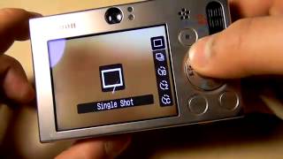 Canon powershot sd1000 UI tour56 [upl. by Nanda117]