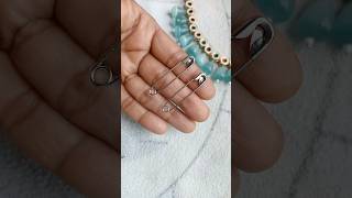 Amezing 😱😳😳MiNi SAFETY PIN Earrings diy earringsearrings makingshortvideo ViralShortsyoutube [upl. by Meagan460]