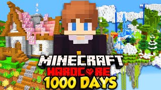 I Survived 1000 Days in HARDCORE Minecraft FULL MOVIE [upl. by Anilec284]