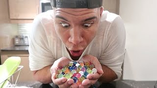 15000 GIANT ORBEEZ CHALLENGE [upl. by Balduin840]