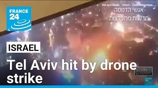 One dead in rare drone strike on Israel claimed by Yemens Houthis • FRANCE 24 English [upl. by Sekoorb695]