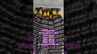 Braiding Hair Wholesale Low Price Deep Wave Bulk Hair Extensions braids braidstyles [upl. by Aihsenor165]